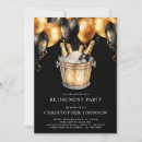 Search for black and gold retirement invitations Classic