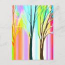 Search for abstract tree postcards Watercolor