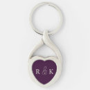 Search for heart shaped key rings Purple