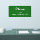 Search for family reunion banners Welcome