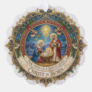 Search for holy family christmas tree decorations Religious