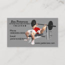 Search for strength business cards Workout
