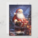 Search for retro santa christmas cards Traditional
