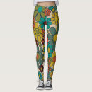 Search for flower pattern leggings Retro