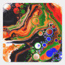 Search for orange black stickers Abstract