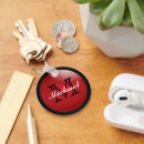 Search for deep red key rings Black