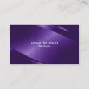 Search for brushed metal business cards Purple
