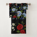 Search for blue flowers bath towels Vintage