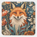 Search for vintage fox stickers Woodland animals