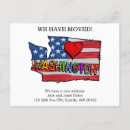Search for washington state invitations Change of address