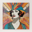 Search for art deco puzzles Lady