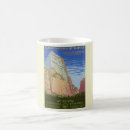 Search for vintage national park poster mugs Zion