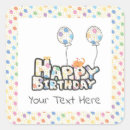 Search for happy birthday with balloons stickers Celebration