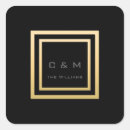 Search for black metal monogram stickers Metallic