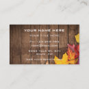 Search for nature business cards Autumn