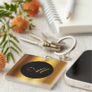 Search for gold border key rings Elegant