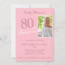 Search for 80 and fabulous invitations Elegant