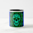 Search for skull green mugs Black