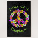 Search for peace love puzzles Hippie
