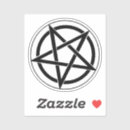 Search for wiccan symbol stickers Pentagram