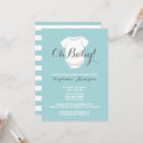 Search for blue baby boy shower invitations Modern script