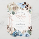 Search for blue and rose gold wedding invitations Flowers