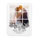 Search for save the date wedding magnets Black and white