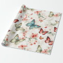 Search for vintage butterfly wrapping paper Pattern