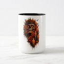 Search for dark rose mugs Gothic skull