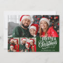 Search for family photo christmas cards White text overlay