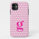 Search for pink polka dots iphone cases Pink and white