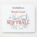 Search for softball coach mousepads Team