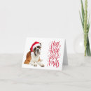 Search for funny animal christmas cards Red