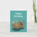 Search for capybara cards Watercolor