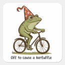 Search for cause stickers Funny frog