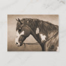 Search for western chubby business cards Horse