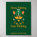 Search for patricks posters Green shamrock