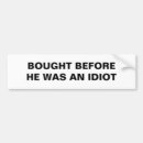 Search for idiot bumper stickers Tesla