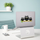 Search for black and white owl stickers Wildlife