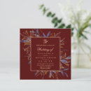 Search for dark floral wedding invitations Boho