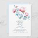 Search for dusty blue rehearsal dinner invitations Typography