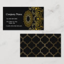 Search for islamic business cards Black