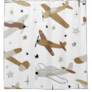 Search for airplane shower curtains Vintage