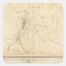 Search for topographical map stickers Brown