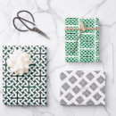 Search for celtic knots wrapping paper Black and white