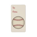 Search for baseball return address labels Vintage