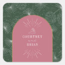 Search for green palm leaf stickers Pink and green