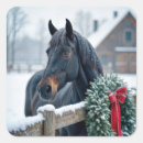 Search for winter horse stickers Equestrian