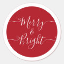 Search for merry bright stickers Calligraphy
