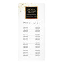 Search for beauty salon rack cards Minimalist